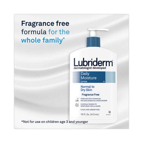 Lubriderm Skin Therapy Hand And Body Lotion 16 Oz Pump Bottle - Janitorial & Sanitation - Lubriderm®