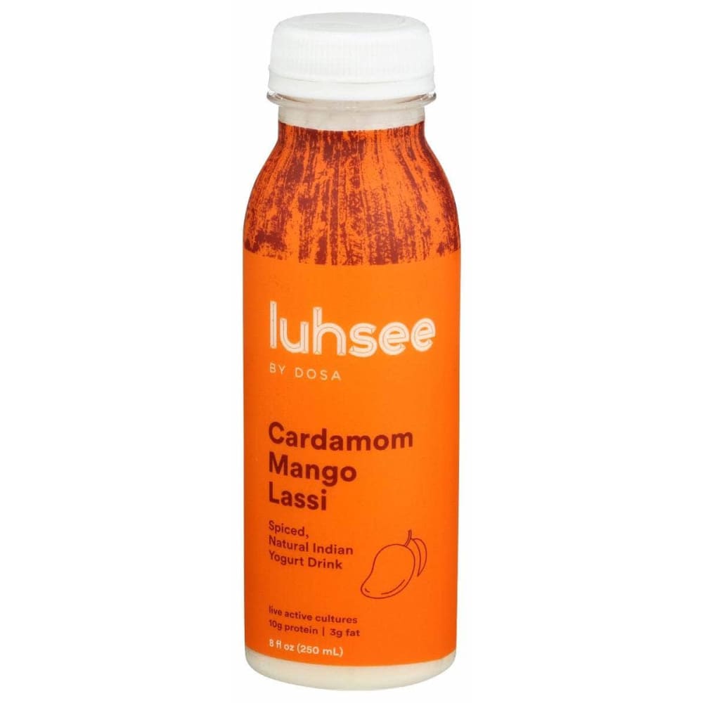 LUHSEE BY DOSA Grocery > Refrigerated LUHSEE BY DOSA: Cardamom Mango Lassi, 8 fo