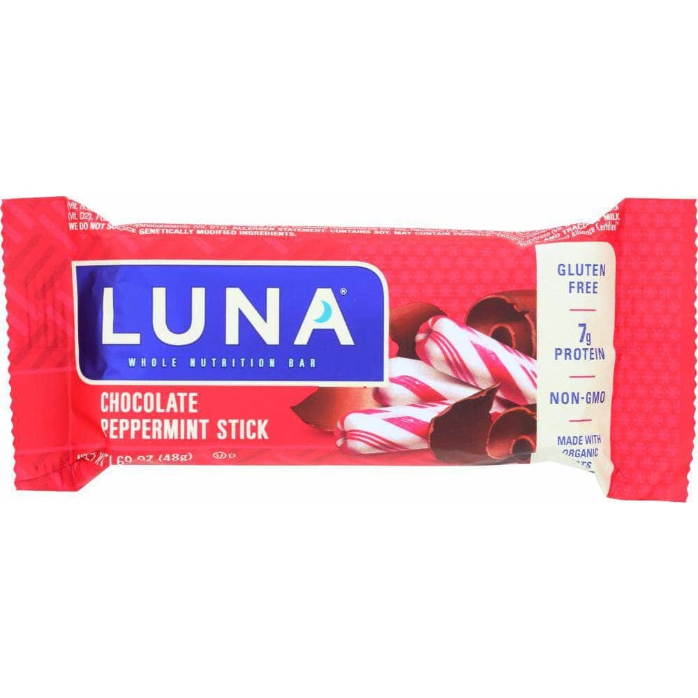 Luna Luna Chocolate Peppermint Sticks Nutrition Bar, 1.7 oz