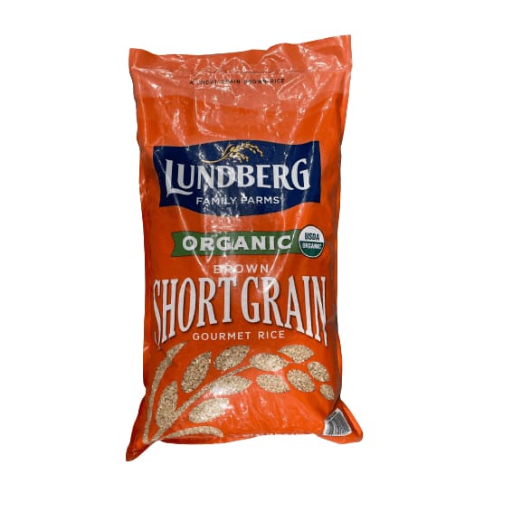Lundberg Family Farms Lundberg Family Farms - Organic Brown Short Grain Rice, Subtle Nutty Aroma, Clings When Cooked, 12 lb.