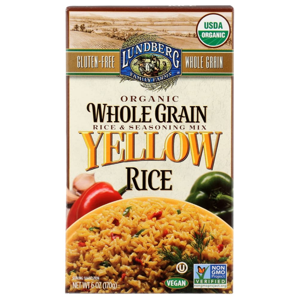 LUNDBERG: Mix Rice Whlgrn Yllw Org 6 oz - Grocery > Pantry > Rice - LUNDBERG