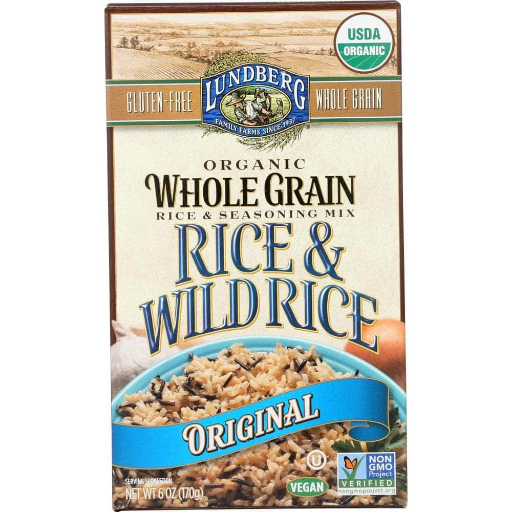 LUNDBERG FAMILY FARMS Grocery > Pantry > Rice LUNDBERG: Mix Rice Whole Grain & Wild Rice Organic, 6 oz