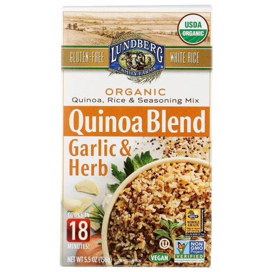 LUNDBERG LUNDBERG Quinoa Wht Rce Glc Hrb En, 5.5 oz