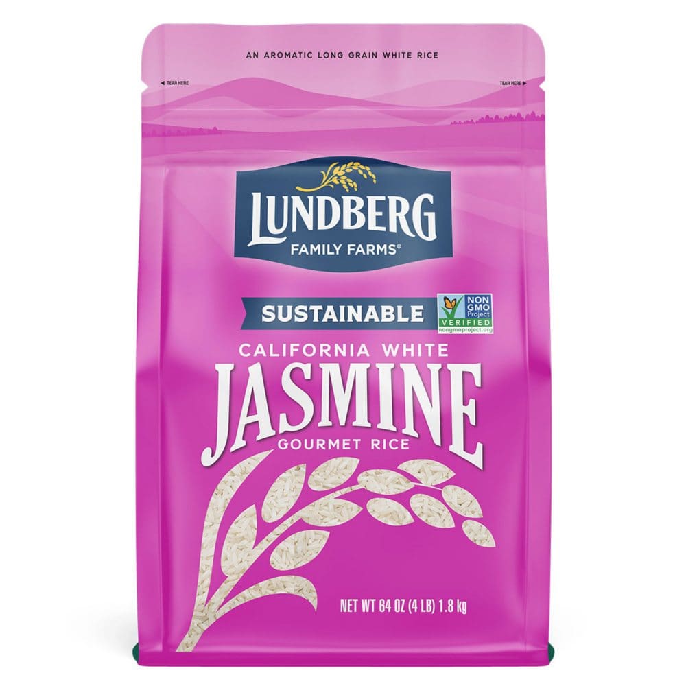 Lundberg White Jasmine Rice (4 lbs.) - Pasta & Boxed Meals - Lundberg White