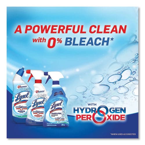 LYSOL Brand Bathroom Cleaner With Hydrogen Peroxide Cool Spring Breeze 22 Oz Trigger Spray Bottle 12/carton - School Supplies - LYSOL® Brand