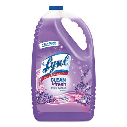 LYSOL Brand Clean And Fresh Multi-surface Cleaner Sparkling Lemon And Sunflower Essence 48 Oz Bottle 9/carton - School Supplies - LYSOL®