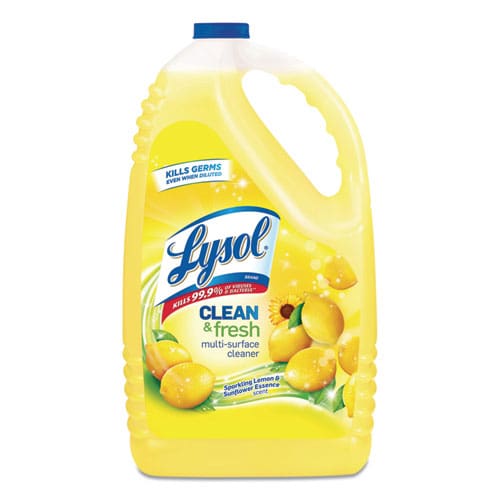 LYSOL Brand Clean And Fresh Multi-surface Cleaner Sparkling Lemon And Sunflower Essence Scent 40 Oz Bottle - School Supplies - LYSOL® Brand
