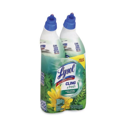LYSOL Brand Cling And Fresh Toilet Bowl Cleaner Forest Rain Scent 24 Oz 2/pack 4 Packs/carton - Janitorial & Sanitation - LYSOL® Brand