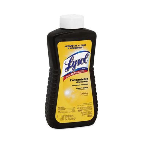LYSOL Brand Concentrate Disinfectant 12 Oz Bottle 6/carton - School Supplies - LYSOL® Brand