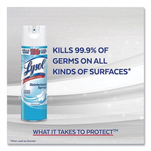 LYSOL Brand Disinfectant Spray Crisp Linen Scent 12.5 Oz Aerosol Spray - School Supplies - LYSOL® Brand