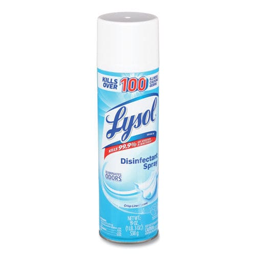 LYSOL Brand Disinfectant Spray Crisp Linen Scent 19 Oz Aerosol Spray - School Supplies - LYSOL® Brand