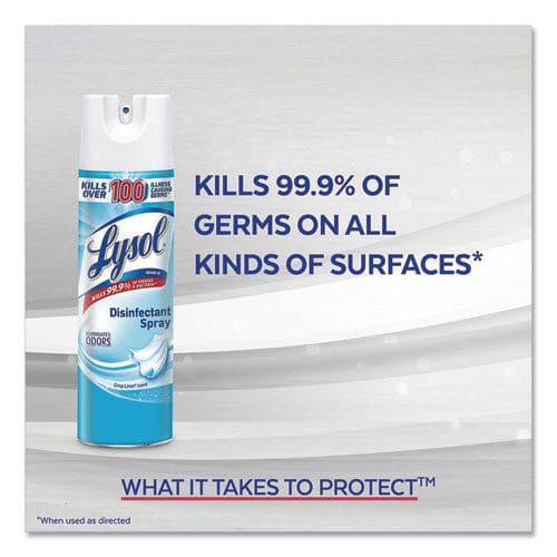 LYSOL Brand Disinfectant Spray To Go Crisp Linen 1 Oz Aerosol Spray 12/carton - School Supplies - LYSOL® Brand