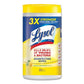 LYSOL Brand Disinfecting Wipes 7 X 7.25 Lemon And Lime Blossom 80 Wipes/canister 2 Canisters/pack 3 Packs/carton - School Supplies - LYSOL®