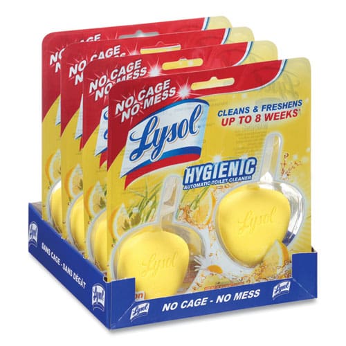 LYSOL Brand Hygienic Automatic Toilet Bowl Cleaner Lemon Breeze 2/pack - Janitorial & Sanitation - LYSOL® Brand