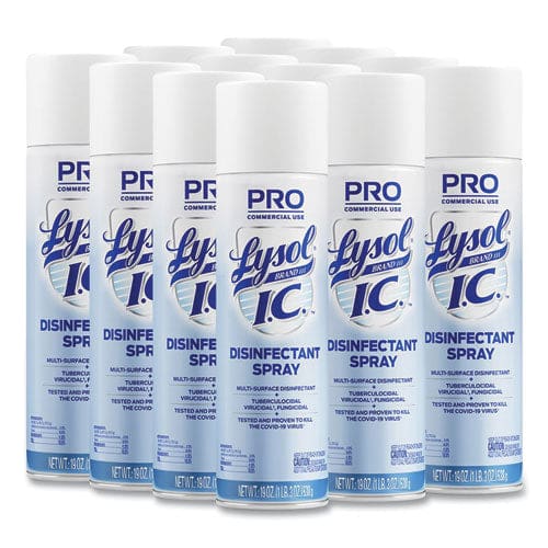 LYSOL Brand I.C. Disinfectant Spray 19 Oz Aerosol Spray 12/carton - School Supplies - LYSOL® Brand I.C.™