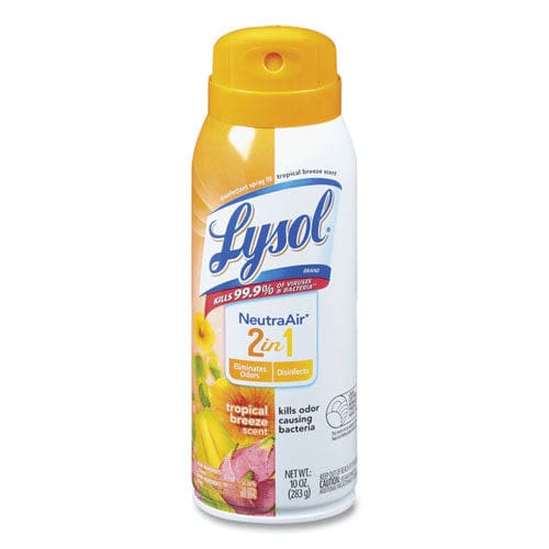 LYSOL Neutra Air 2 In 1 Disinfectant Spray Iii Tropical Breeze 10 Oz Aerosol Spray 6/carton - Janitorial & Sanitation - LYSOL® Neutra Air®