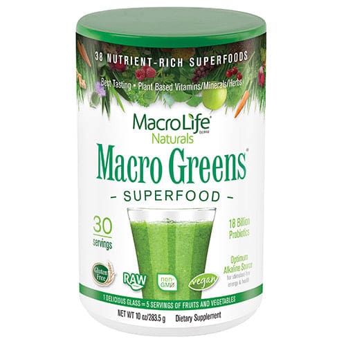 Macro Life Naturals Macro Greens 30 servings - Macro Life Naturals