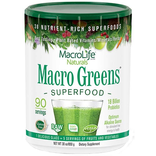 Macro Life Naturals Macro Greens 90 servings - Macro Life Naturals