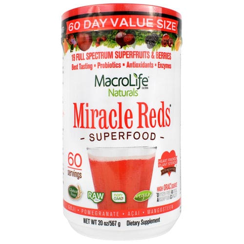 Macro Life Naturals Miracle Reds 60 servings - Macro Life Naturals