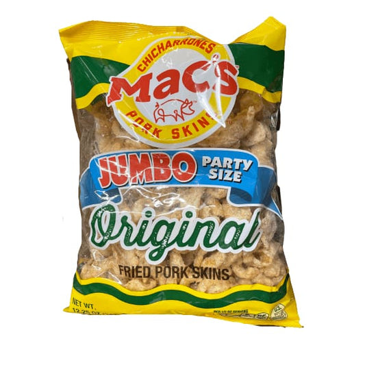 Mac's Mac's Original Crispy Fried Pork Skins, Multiple Choice Flavor, Party Size, 12.25 oz Bag