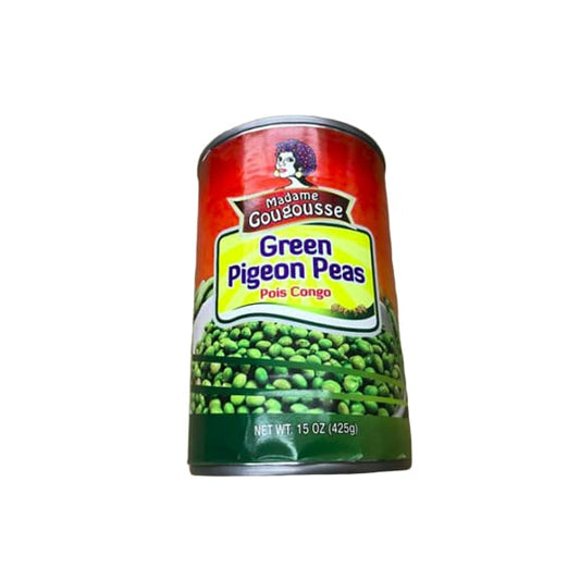 Madame Gougouse Green Pigeon Peas Pois Congo, 15 fl oz - ShelHealth.Com