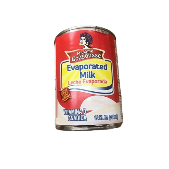 Madame Gougousse, Evaporated Milk, Leche Evaporada, 12 fl oz - ShelHealth.Com