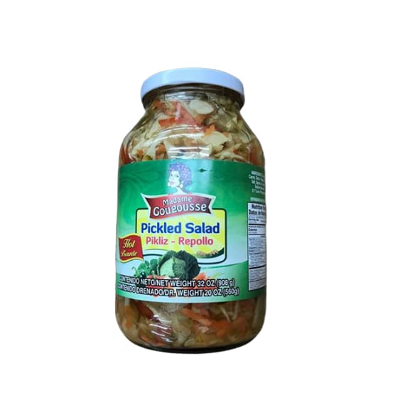 Madame Gougousse Pickled Salad (Pikliz - Repollo) 32 oz - ShelHealth.Com