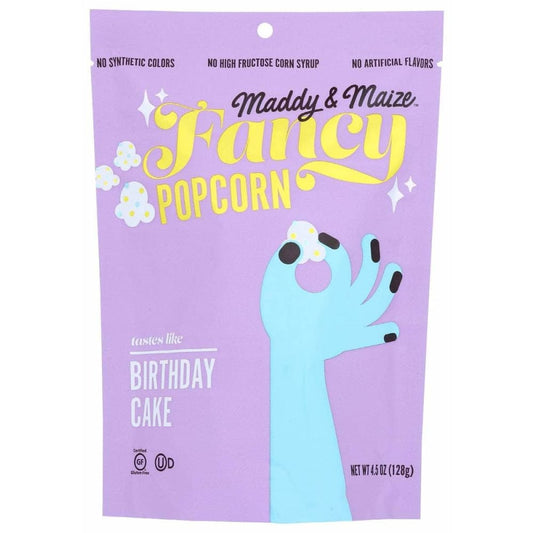 MADDY & MAIZE Maddy & Maize Popcorn Birthday Cake, 4.5 Oz