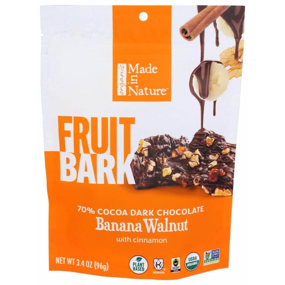 MADE IN NATURE Grocery > Refrigerated MADE IN NATURE: Fruit Bark Banana Walnut, 3.4 oz