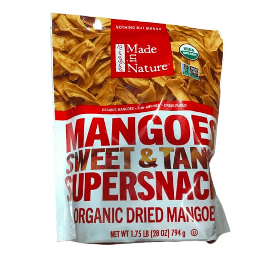 Made In Nature Organic Dried Mangoes, 28oz - ShelHealth.Com