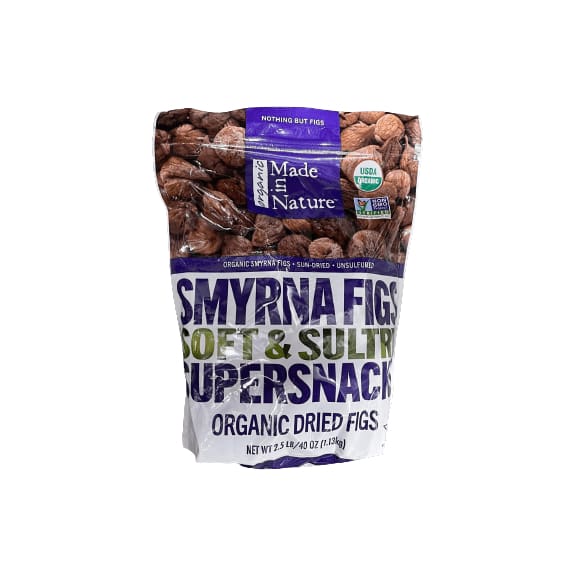 Made In Nature Made In Nature Smyrna Figs Soft & Sultra Supersnack, Organic Dried Figs, 40 oz.