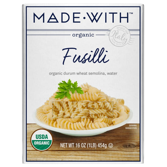 MADE WITH MADE WITH Pasta Fusilli Org, 16 oz