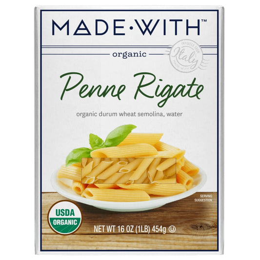 MADE WITH MADE WITH Pasta Penne Org, 16 oz