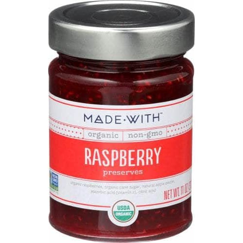 MADE WITH MADE WITH Preserve Raspberry Org, 11 oz