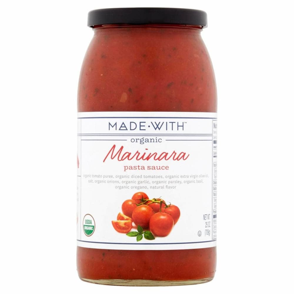 MADE WITH MADE WITH Sauce Pasta Marinara Org, 25 oz