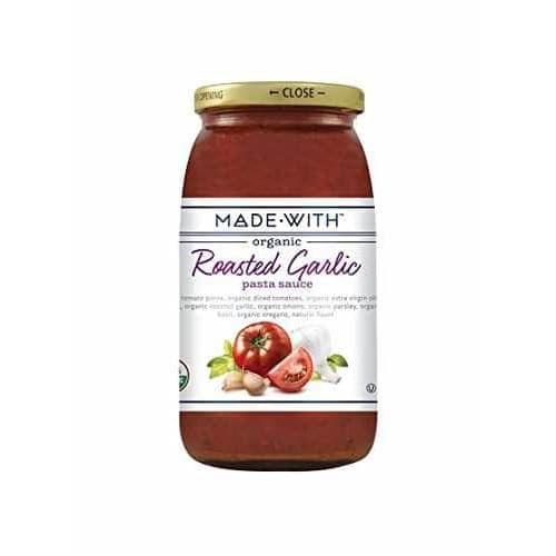 MADE WITH MADE WITH Sauce Pasta Rst Grlc Org, 25 oz