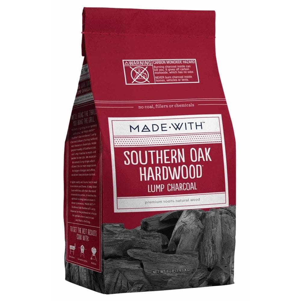 MADE WITH MADE WITH Southern Oak Hardwood Lump Charcoal, 8 lb