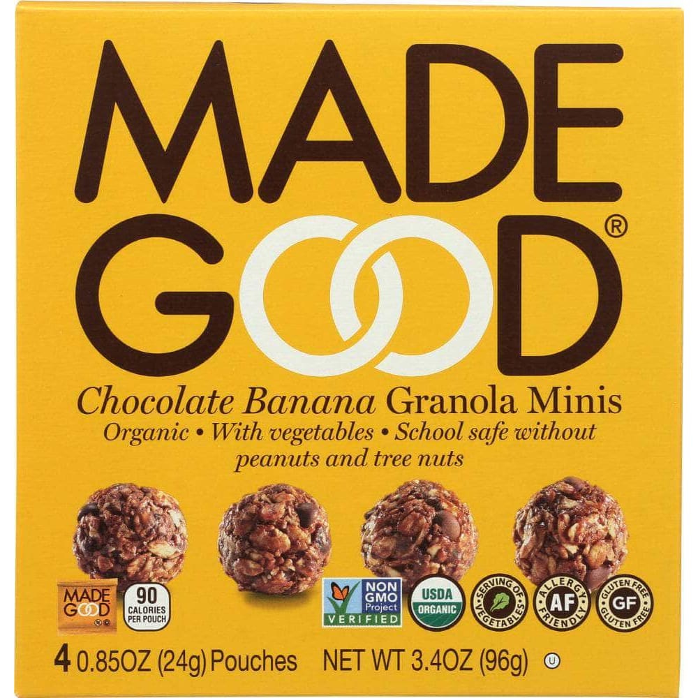Madegood Madegood Chocolate Banana Granola Minis, 3.4 oz