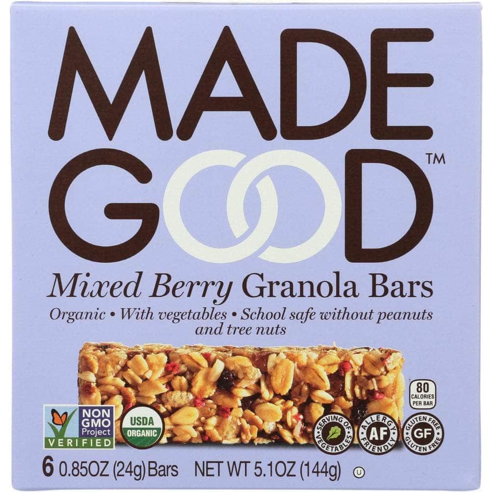 Madegood Madegood Mixed Berry Granola Bar, 5.10 oz