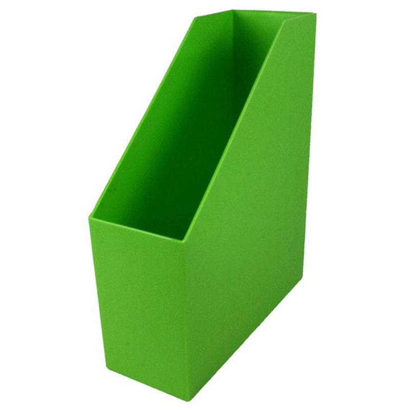 Magazine File Lime Green 9.5X3.5X11.5 (Pack of 6) - Storage Containers - Romanoff Products