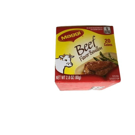 Maggi Beef Flavor Bouillon Cubes, 2.82 oz - ShelHealth.Com
