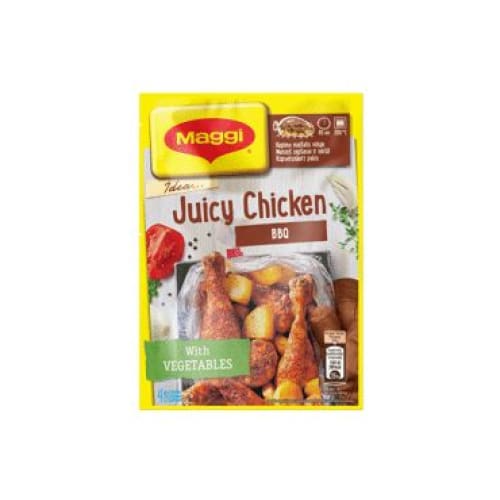 MAGGI IDEA (Barbeque Flavour) Vegetable Seasoning Mix for Chicken 1.34 oz. (38g.) - Maggi