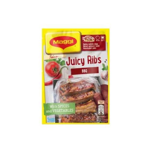 MAGGI IDEA (Barbeque Flavour with Spices) Riblets Mix 1.55 oz. (44g.) - Maggi