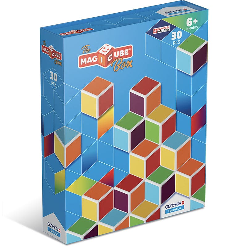 Magicube Multicolor Cubes Set Of 30 - Blocks & Construction Play - Geomagworld Usa Inc