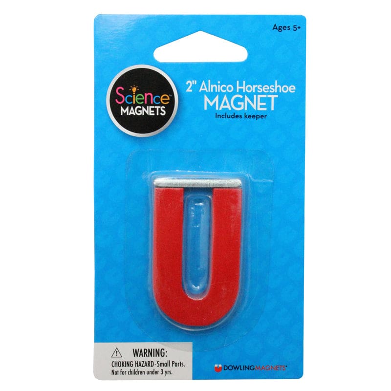 Magnet Alnico Horseshoe 2 Inch (Pack of 3) - Magnetism - Dowling Magnets