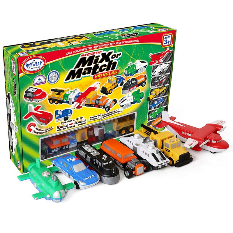 Magnet Mix Or Match Vehicles Deluxe - Vehicles - Popular Playthings