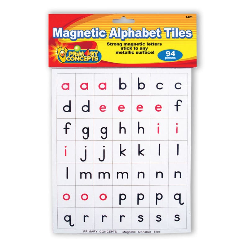 Magnetic Alphabet Tiles (Pack of 3) - Magnetic Letters - Primary Concepts Inc