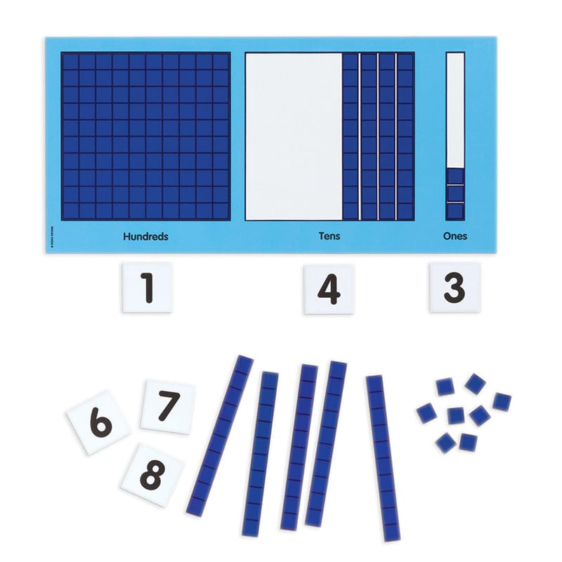 Magnetic Base 10 Place Value Set (Pack of 2) - Base Ten - Didax