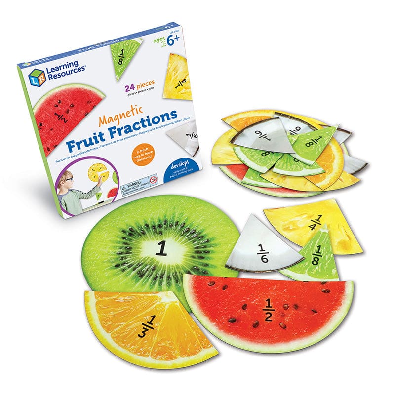 Magnetic Fruit Fractions - Math - Learning Resources