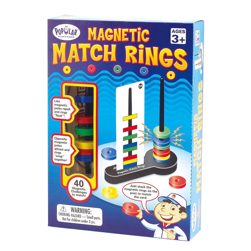 Magnetic Match Rings (Pack of 3) - Magnetism - Popular Playthings